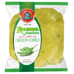 Khichiya Rice Papad Green Chili