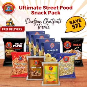 Pani Puri , Phulki , Chaat Papdi , Ringo Rings , Imlee Slice , Mango Slice