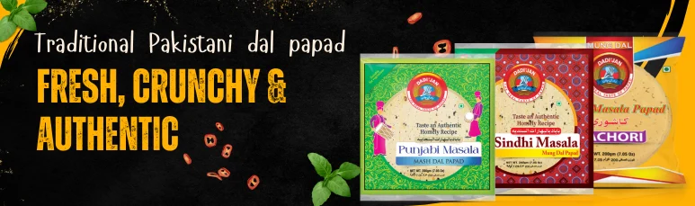 Traditional Pakistani dal papad – fresh, crunchy & authentic