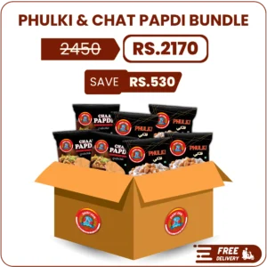 phulki chaat papdi bundle pakistan with crispy papdi and soft phulki