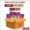sindhi biryani combo with fried onion and masala papad