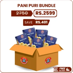Pani Puri Bundle Box With Multiple Packs Dadijan Snacks