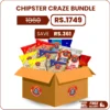 chipster craze bundle with ringo rings and chipster crinkle slanty screw snacks