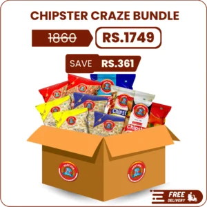 chipster craze bundle with ringo rings and chipster crinkle slanty screw snacks
