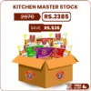 kitchen master stock pakistan with fried onion bariyan dahi mirch and chinese crackers