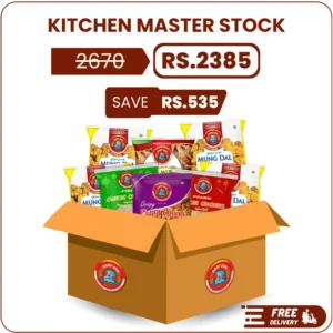 kitchen master stock pakistan with fried onion bariyan dahi mirch and chinese crackers