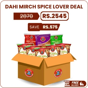 dahi mirch spice lover deal pakistan with dahi mirch chinese crackers fish prawn and fried onion